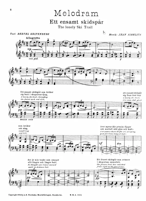 First page of The Lonely Ski Trail