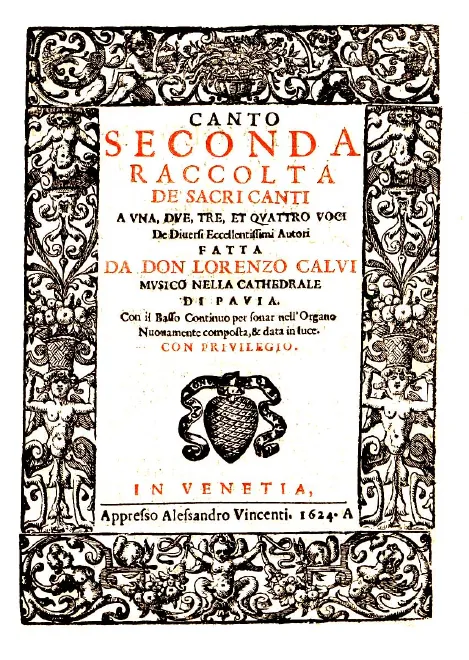 First page of Venite, venite, sicientes ad aquas