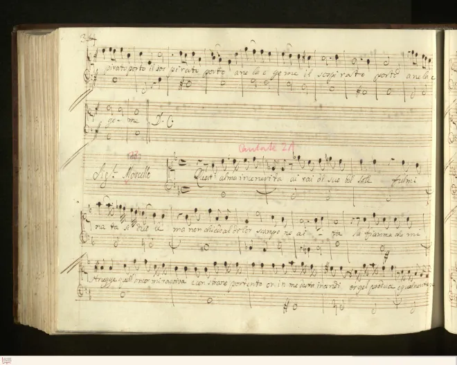 First page of Quest'alma incenerita