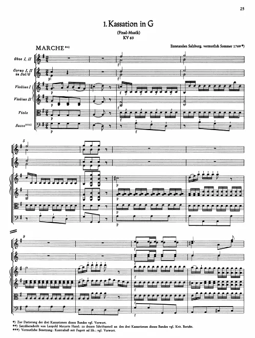First page of Cassation
