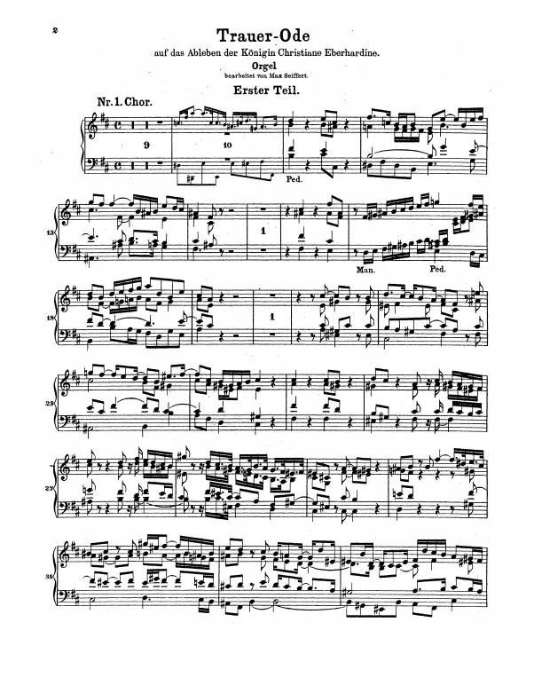 First page of Laß, Fürstin, laß noch einen Strahl