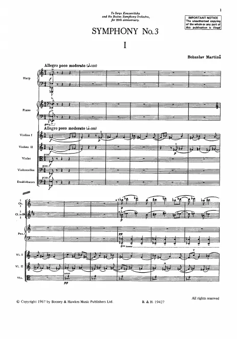 First page of Symphony No.3