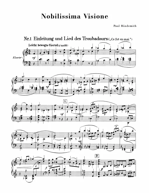 First page of Nobilissima Visione