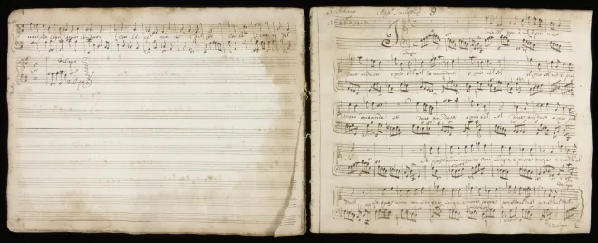 First page of Il mio sol non è più meco