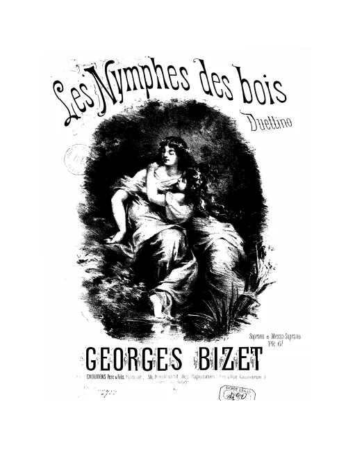First page of Les nymphes des bois