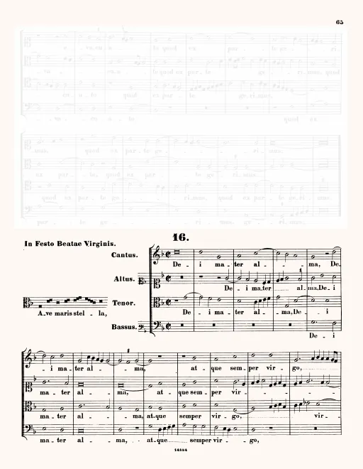 First page of Ave maris stella