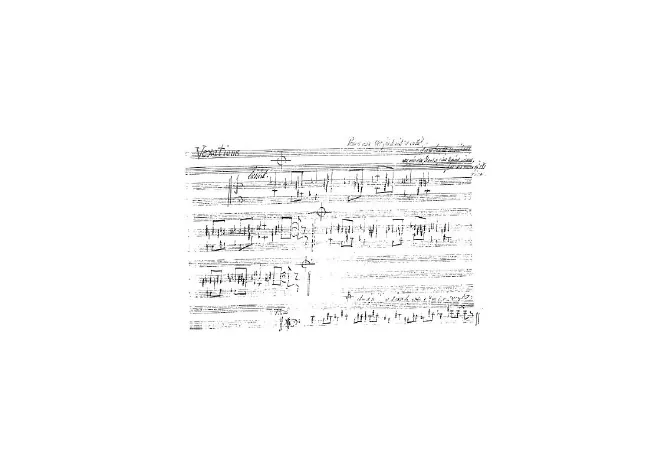 First page of Vexations