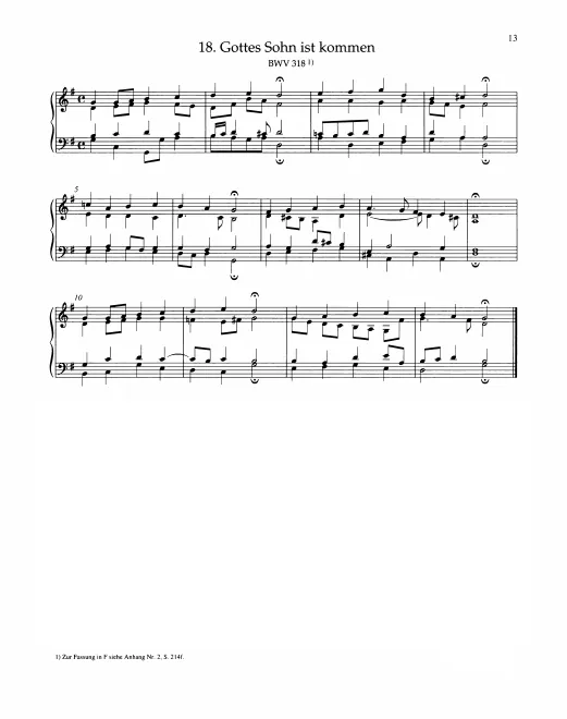 First page of Gottes Sohn ist kommen