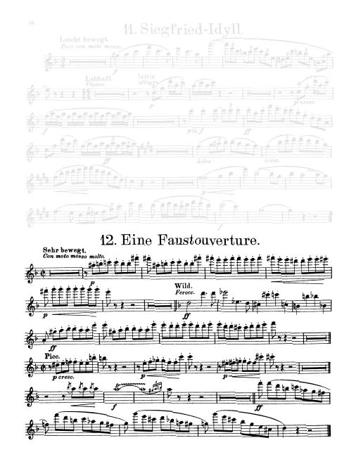 First page of Eine Faust-Ouvertüre