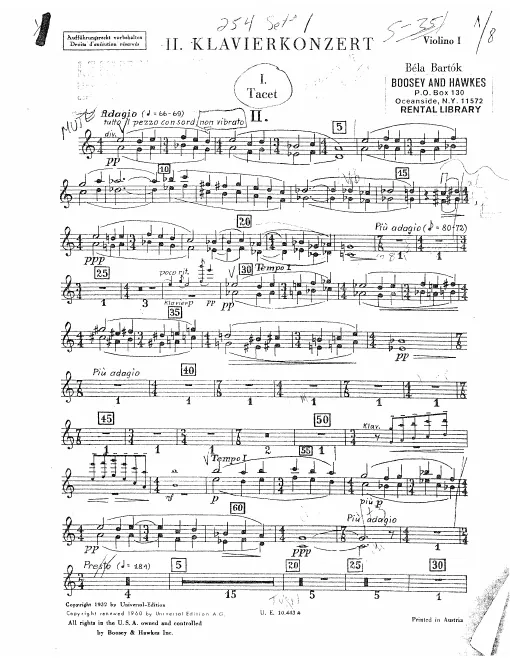First page of Piano Concerto No.2