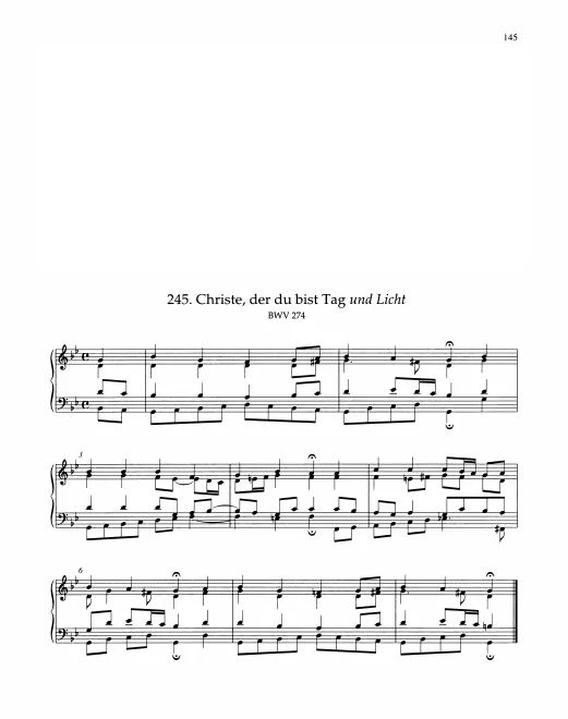 First page of Christe, der du bist Tag und Licht