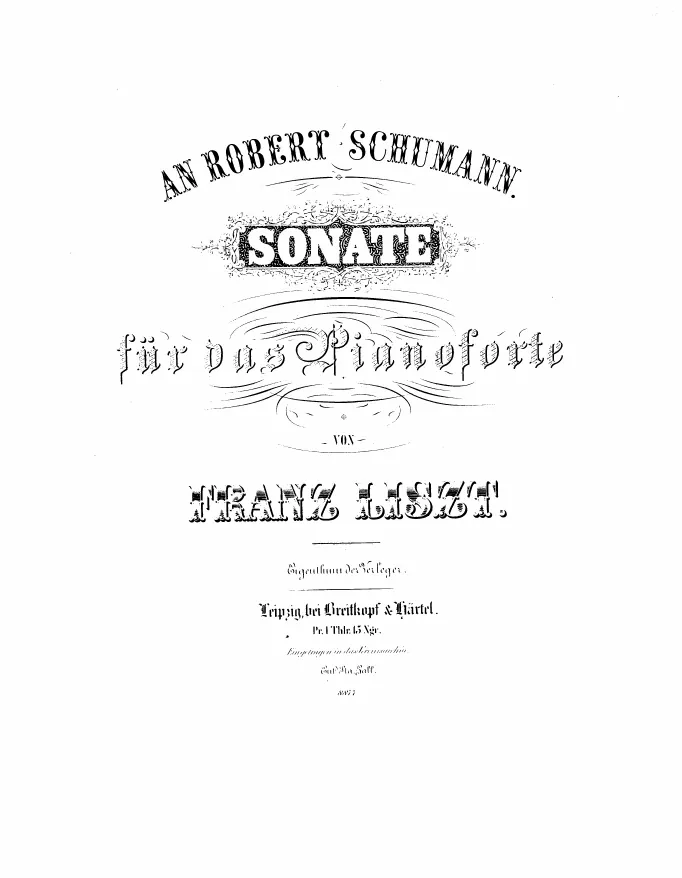 First page of Piano Sonata