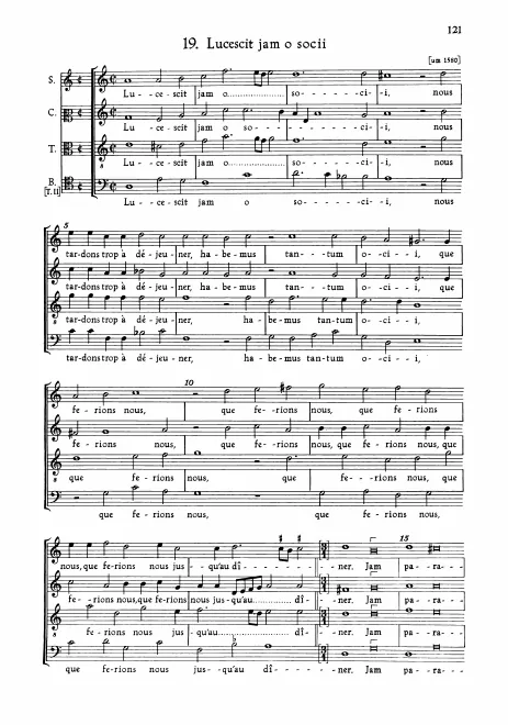First page of Lucescit jam o socii