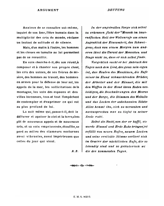 First page of Cris du monde
