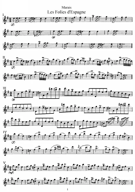 First page of Couplets de folies