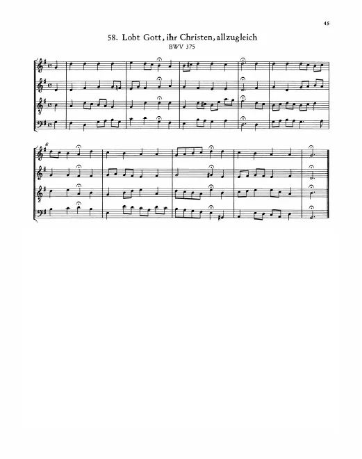 First page of Lobt Gott, ihr Christen, allzugleich