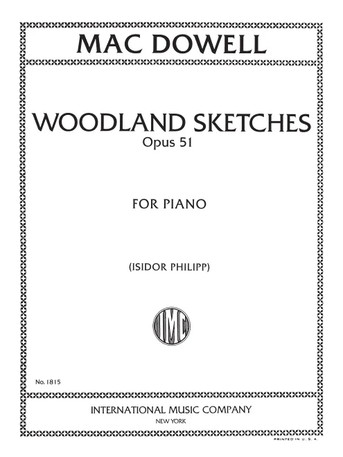 First page of Woodland Sketches