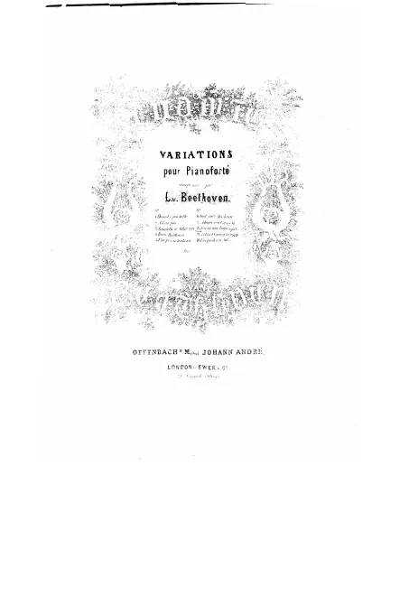 First page of Eroica Variations