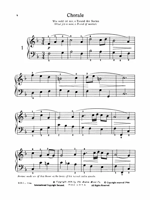 First page of Wie wohl ist mir, o Freund der Seelen