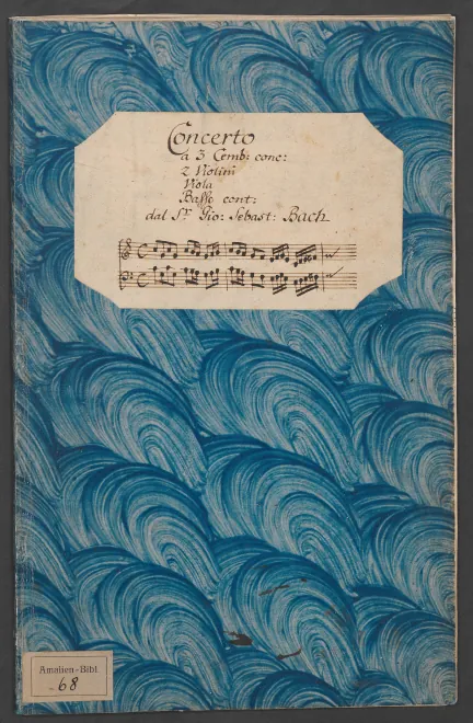 First page of Concerto for 3 Harpsichords