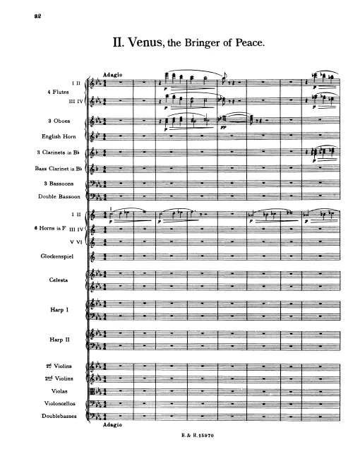 First page of The Planets
