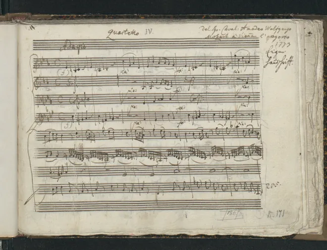 First page of String Quartet No.11