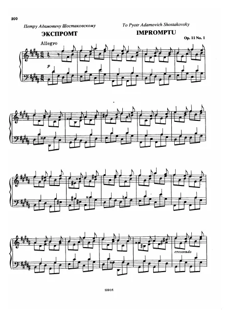 First page of 4 Morceaux