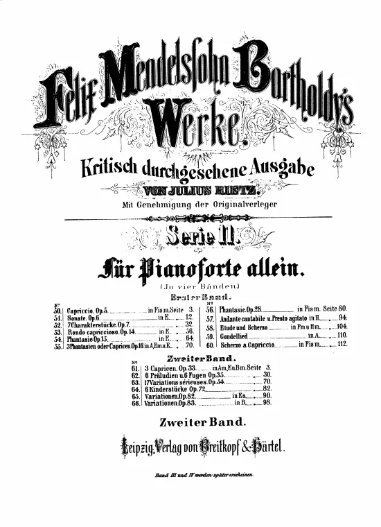 First page of 3 Caprices