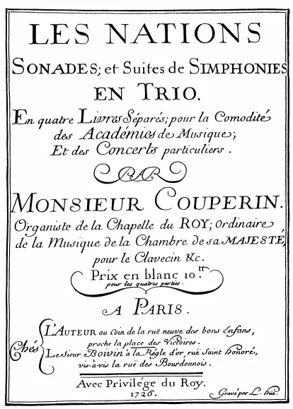 First page of Aria in F major