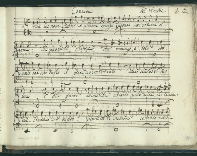 First page of Era la notte
