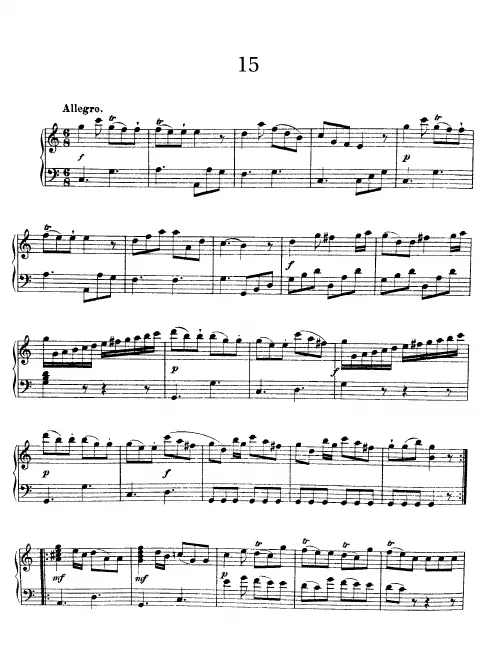 First page of Piano Sonata