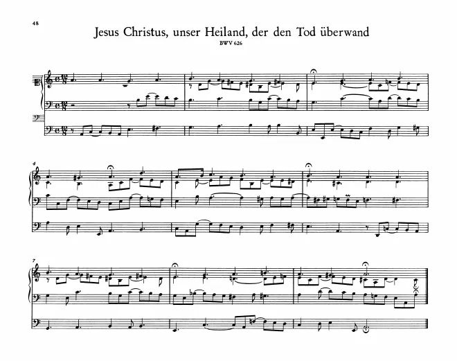 First page of Jesus Christus, unser Heiland