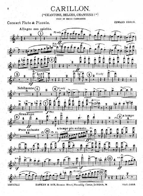 First page of Carillon
