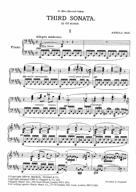 First page of Piano Sonata No.3