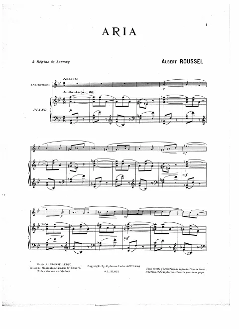 First page of Vocalise No.2