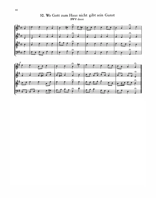 First page of Wo Gott zum Haus nicht gibt sein Gunst