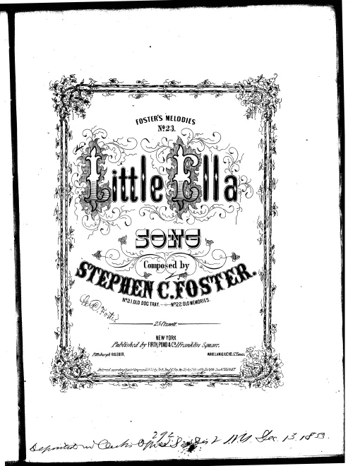 First page of Little Ella