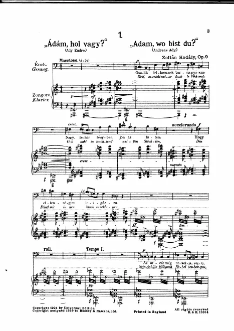 First page of 5 Songs