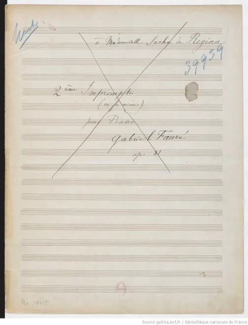 First page of Impromptu No.2