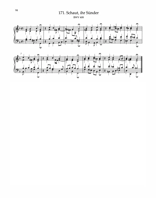 First page of Schaut, ihr Sünder