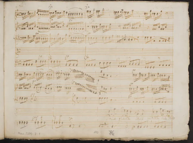 First page of La fida ninfa