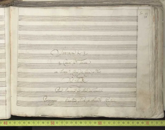 First page of Mio povero cor