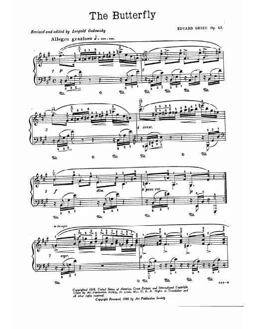 First page of Lyric Pieces