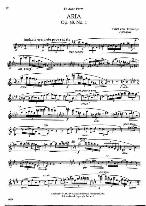 First page of Aria