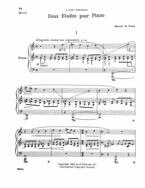 First page of Deux Etudes