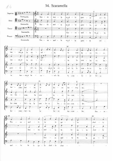 First page of Scaramella