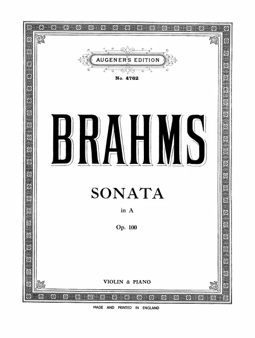 First page of Violin Sonata No.2