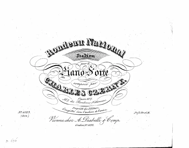 First page of Rondeau national Italien