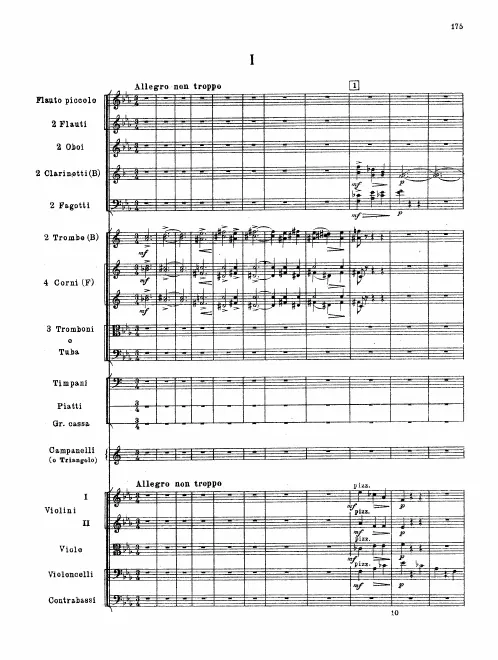First page of Divertimento