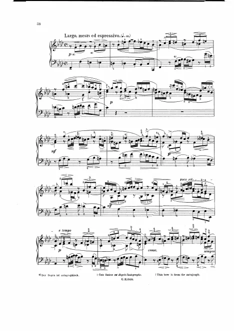 First page of Sinfonia in F minor